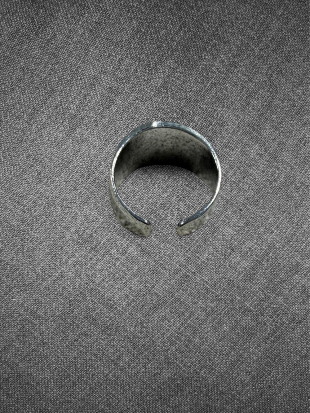 Vintage Style Daisy Flower Adjustable Silver Tone Ring - Picture 5 of 7